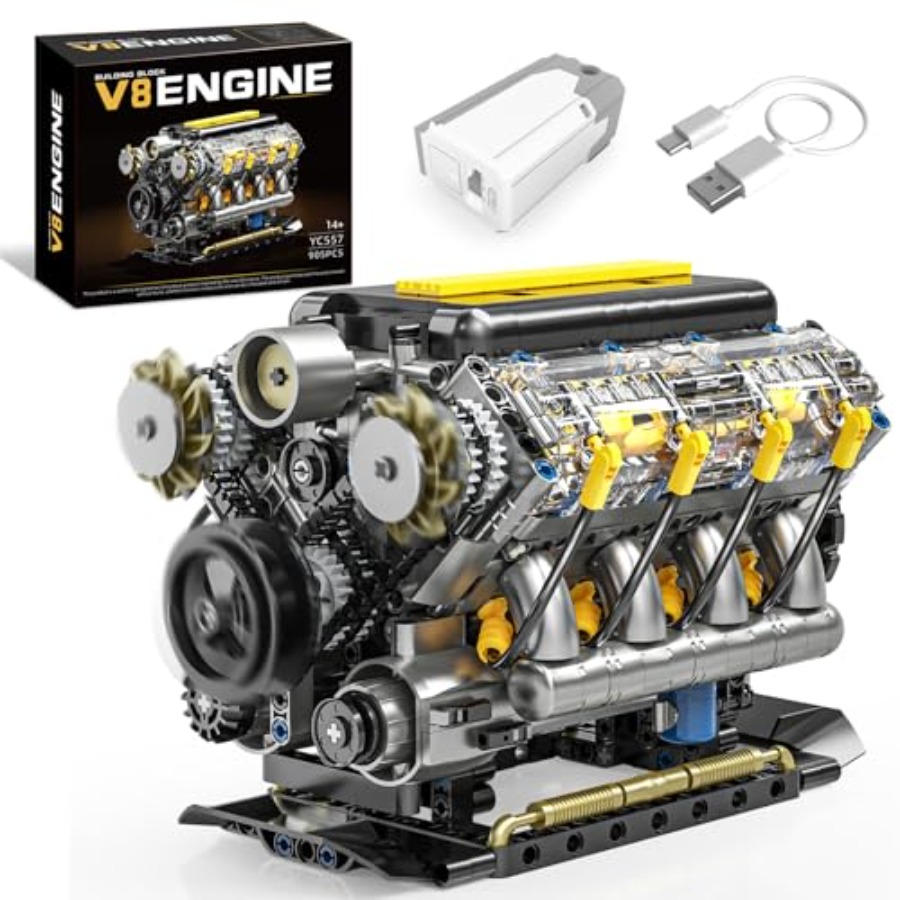 Model Kit V8 Engine - Kit de Modelo de Motor V8
