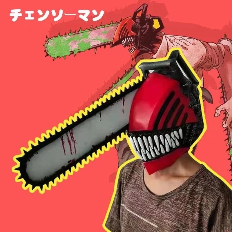 Model Kit Chainsaw Man - Capacete de Cosplay Anime Chainsaw Man