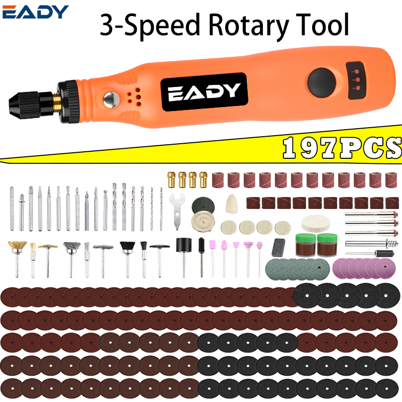 Model Kit Tools - Kit de Ferramentas Rotativas Sem Fio