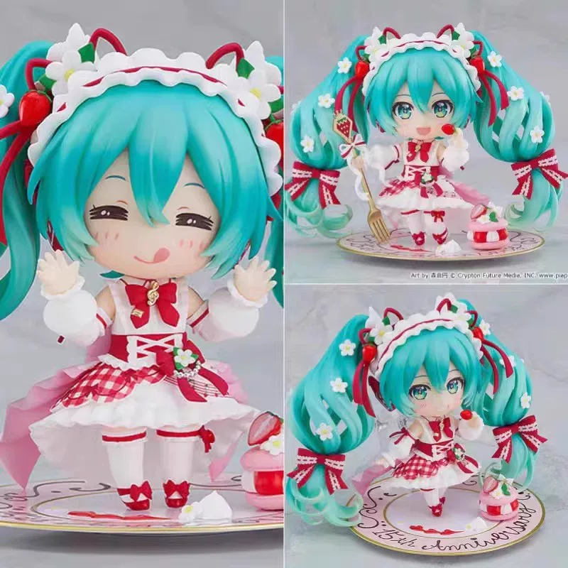 Model Kit Hatsune Miku - Anime Hatsune Miku Bolo de Morango