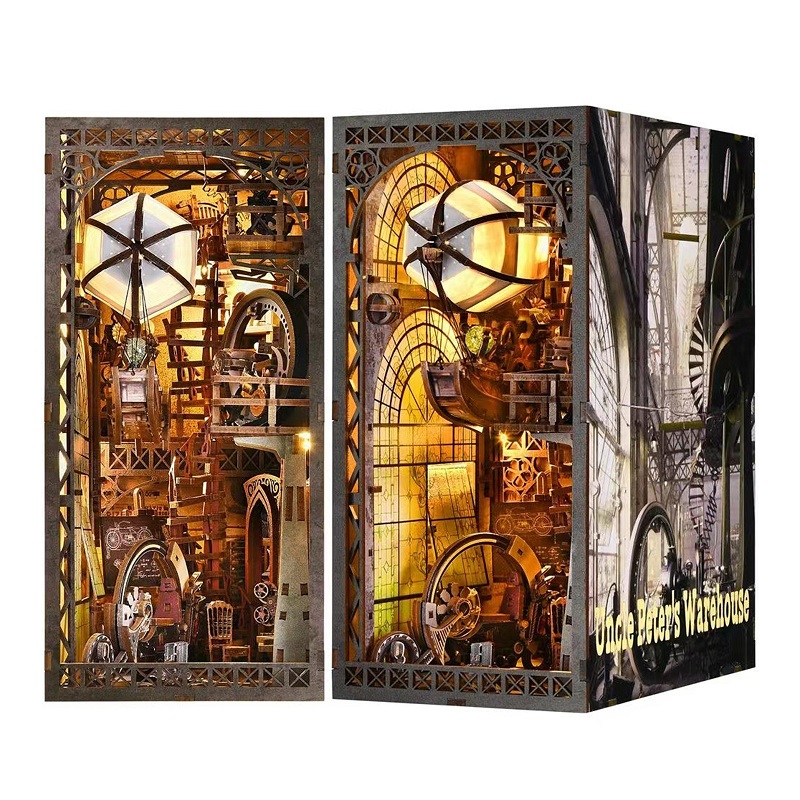 Model Kit Wood - Kit DIY de Mini Estante de