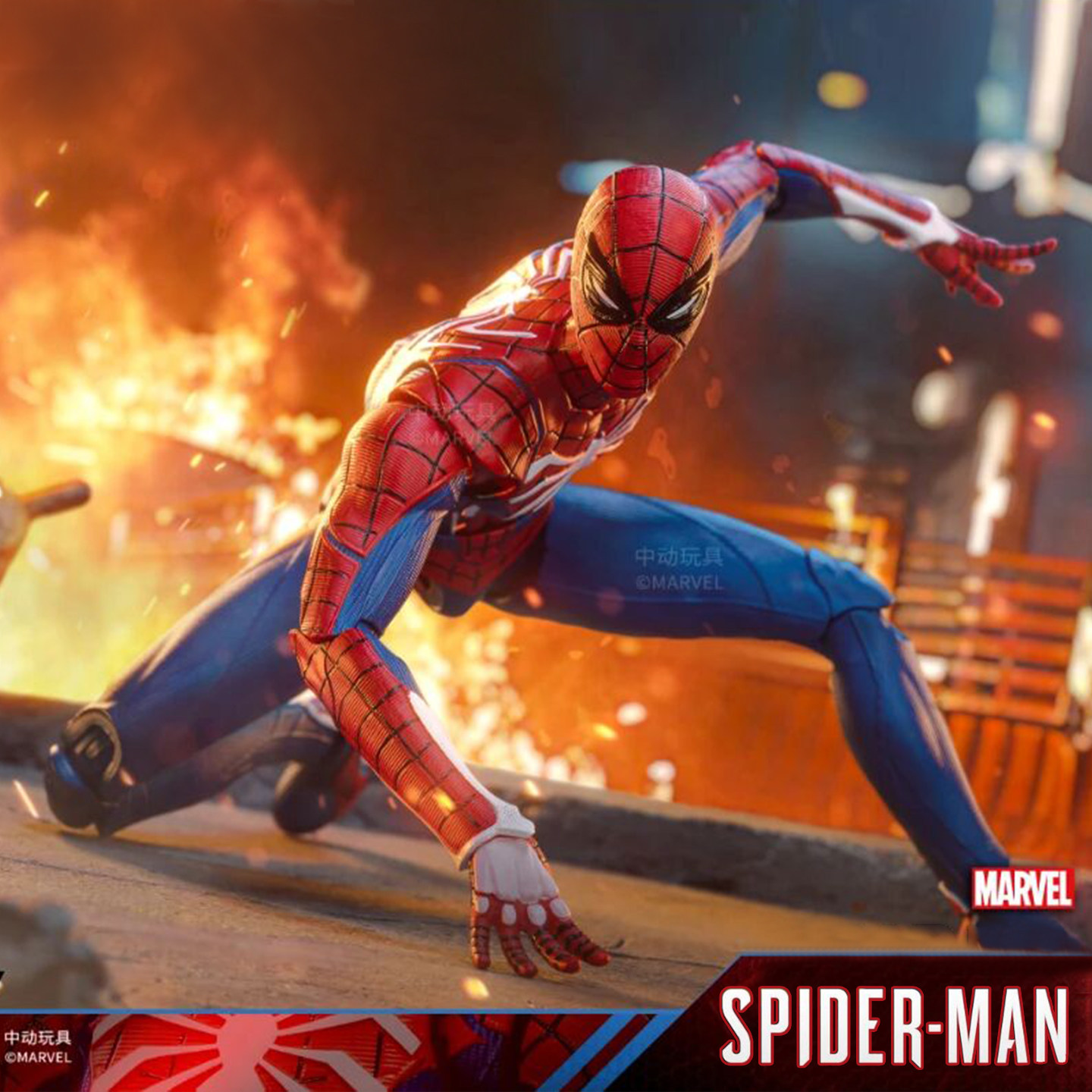 Model Kit Spiderman - Figura de Ação Marvel Spiderman da