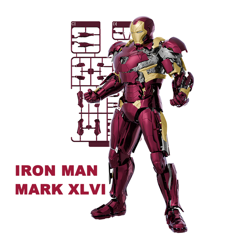 Model Kit Iron Man Mark 50 - Figura de Anime Fondjoy, Kit de