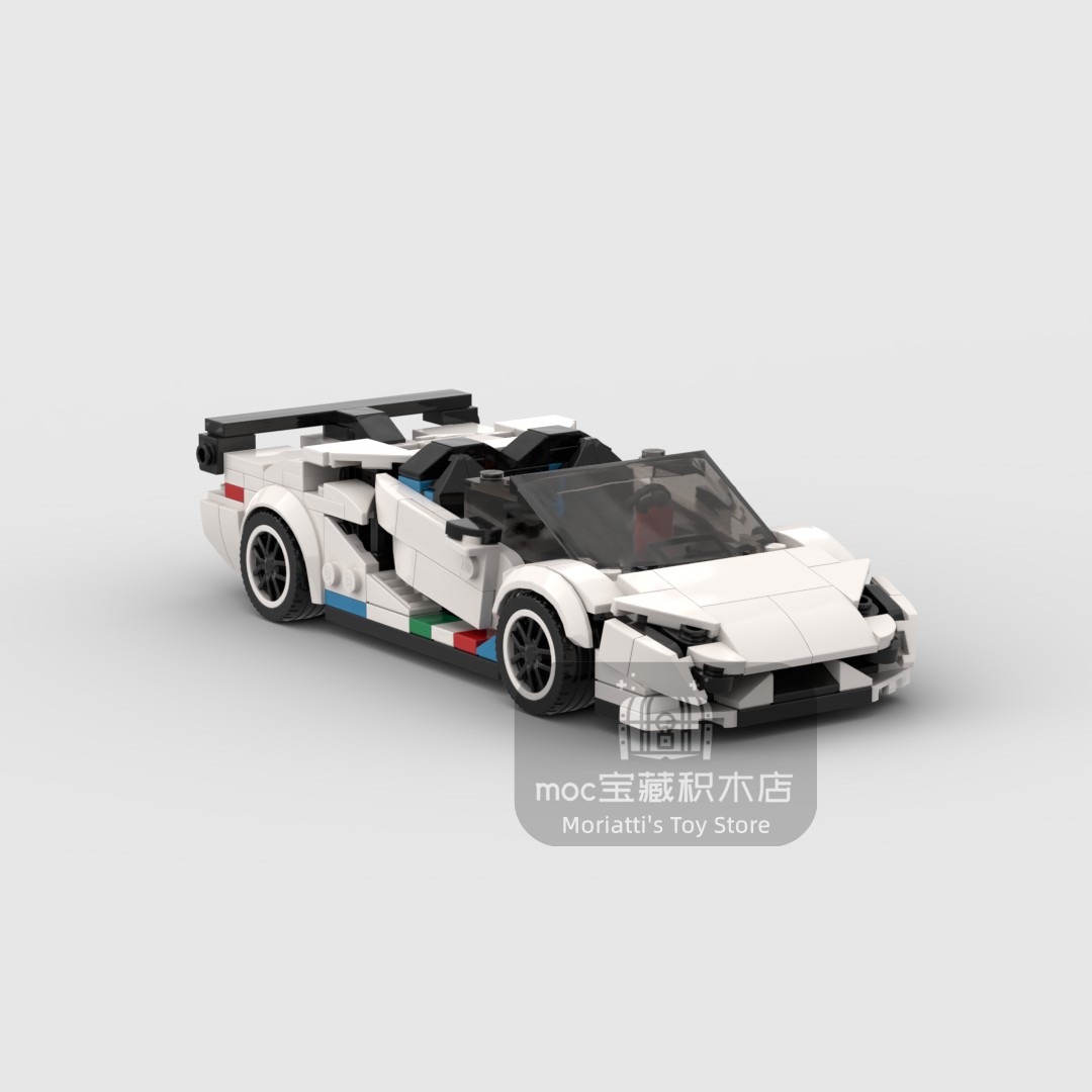 Model Kit Lamborghini - Moc lambo aventador svj 368 pçs