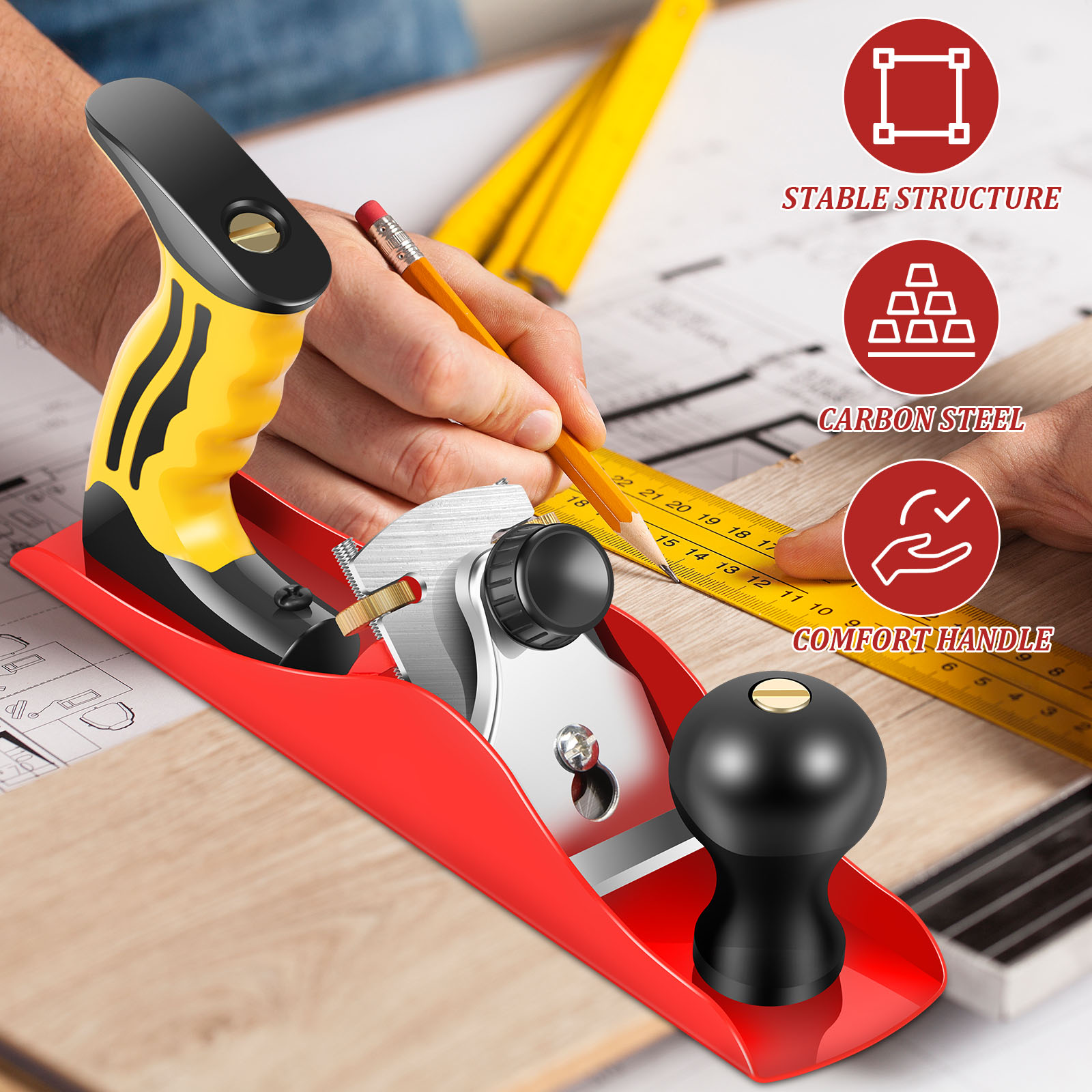 Conjunto de plaina de mão de m - Model Kit Tools avaliação e preço