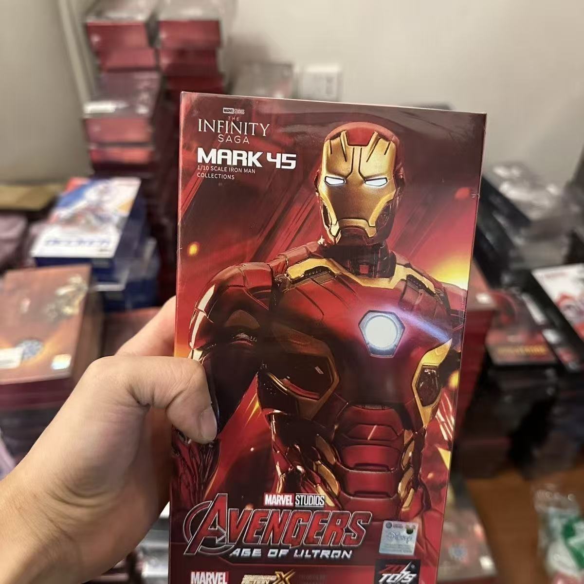 Produto autêntico, oferta espe - Model Kit Iron Man Mark 50 avaliação e preço