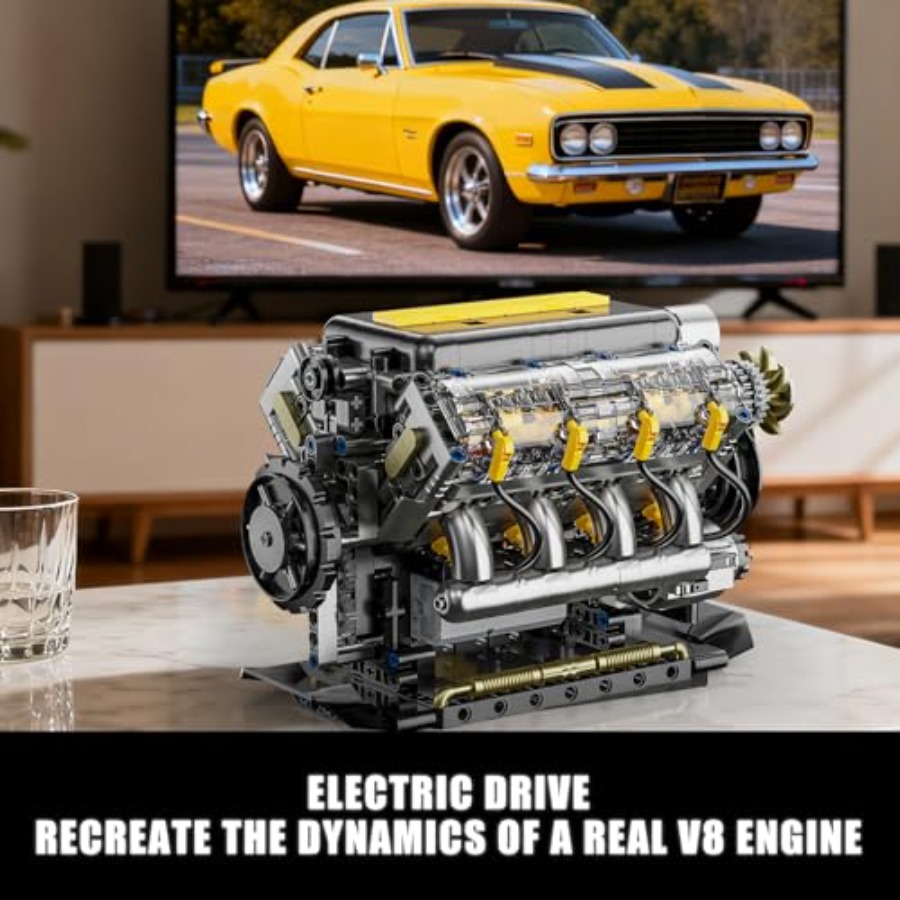 Kit de Modelo de Motor V8 Func - Model Kit V8 Engine avaliação e preço
