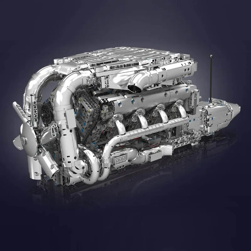 Kit de Motor V8 Twin Turbo Mou - Model Kit V8 Engine avaliação e preço
