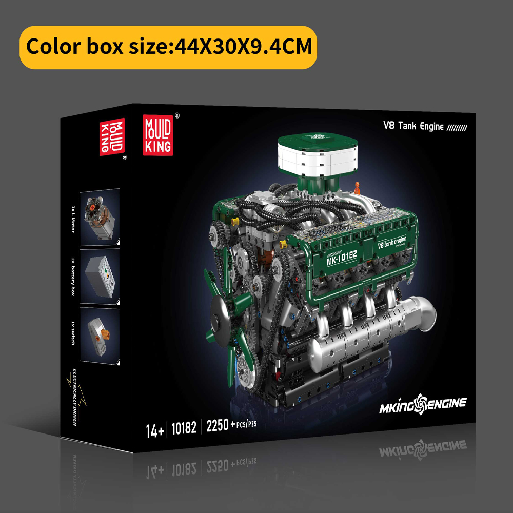 Molde rei 10182 v8 tanque moto - Model Kit V8 Engine avaliação e preço