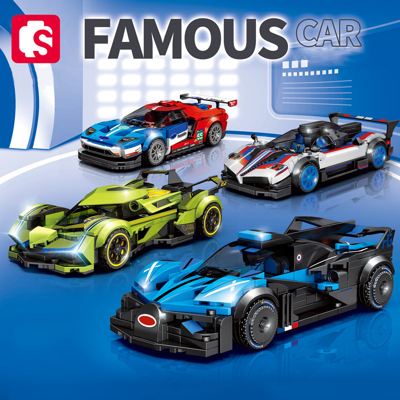 Sembo blocos de construção de  - Model Kit Lamborghini avaliação e preço