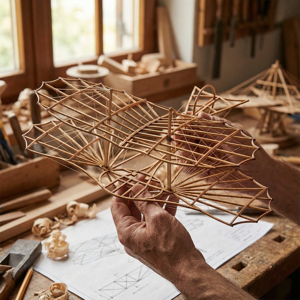 Planador Lilienthal em Escala  - Model Kit Wood avaliação e preço