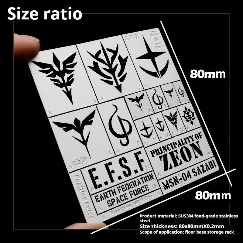 Molde de Estêncil para Aerogra - Gundam Model Mg avaliação e preço