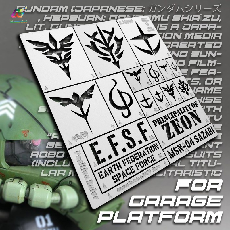 Molde de Estêncil para Aerogra - Gundam Model Mg avaliação e preço