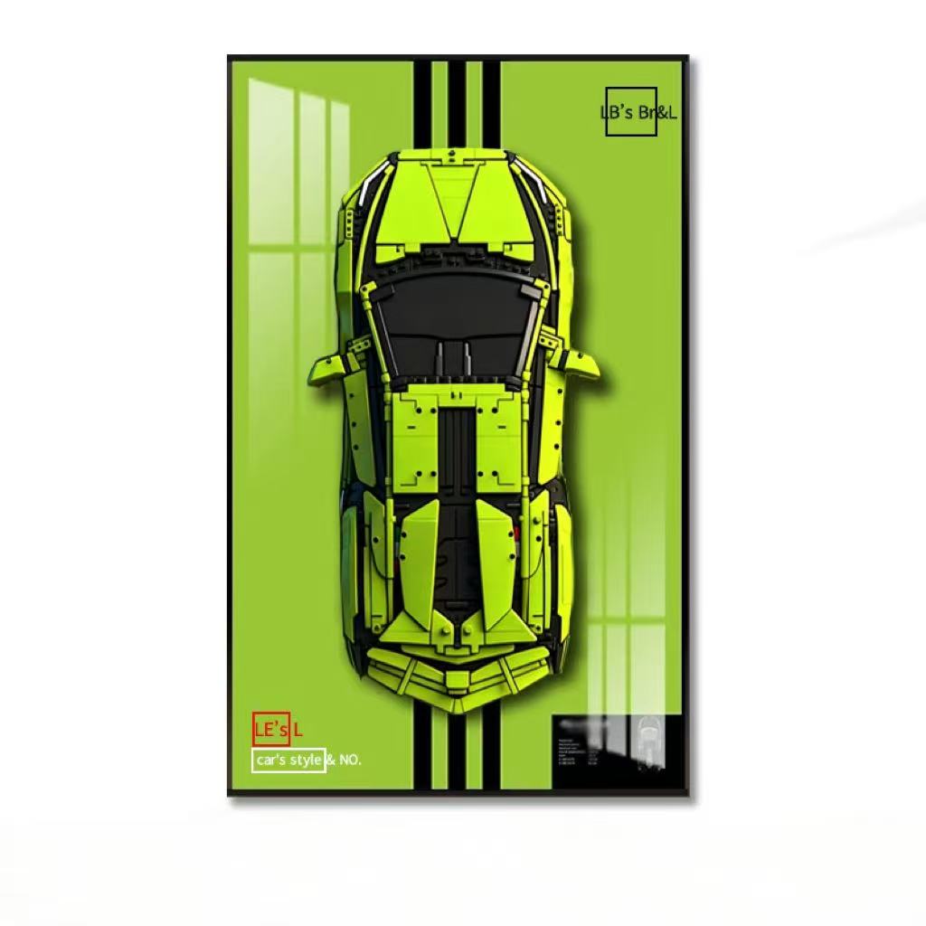Suporte de parede para o model - Model Kit Lamborghini avaliação e preço