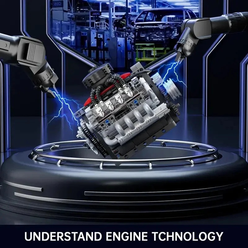 Mould King 10171 Motor V8 de S - Model Kit V8 Engine avaliação e preço