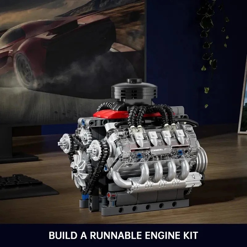 Mould King 10171 Motor V8 de S - Model Kit V8 Engine avaliação e preço