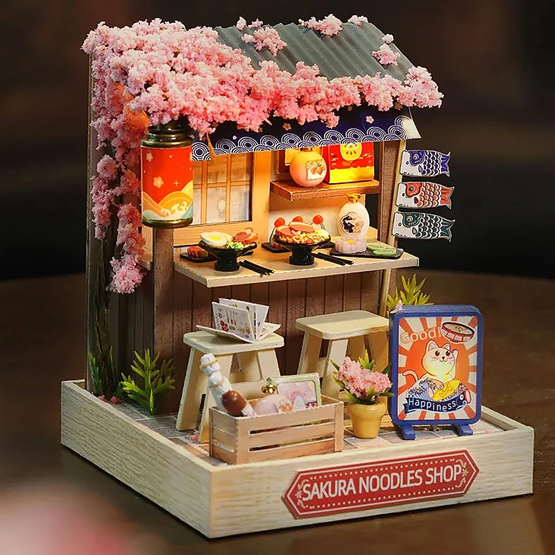 Casa de bonecas em miniatura p - Model Kit Wood avaliação e preço