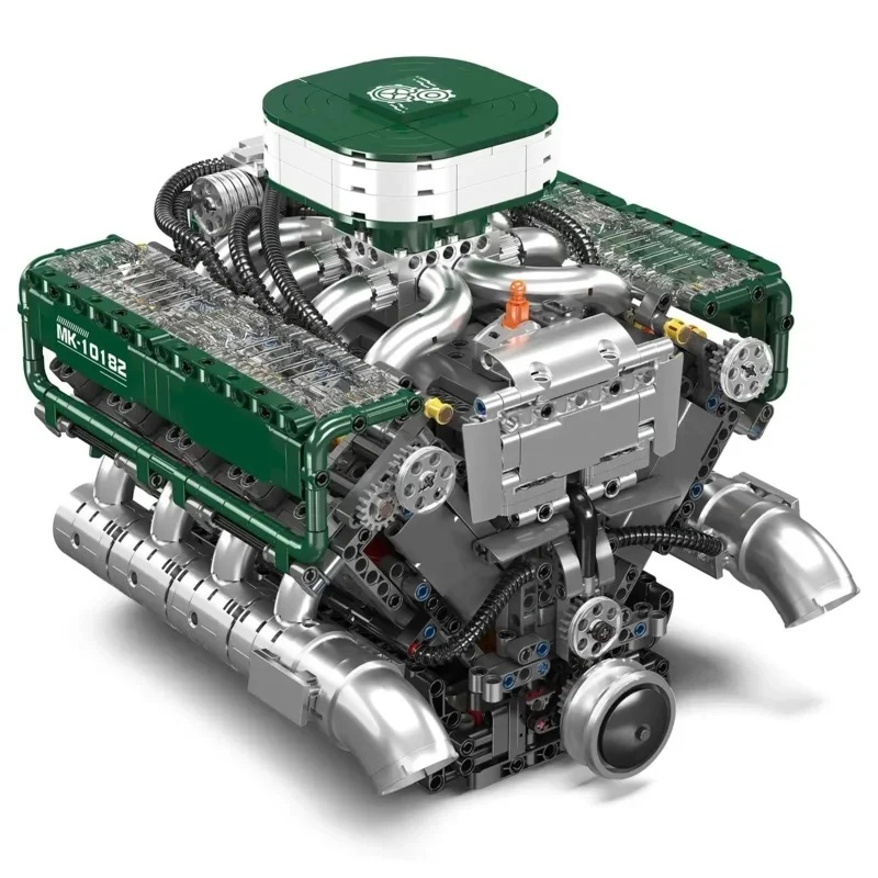 2250 peças MOULD KING 10182 Mo - Model Kit V8 Engine avaliação e preço