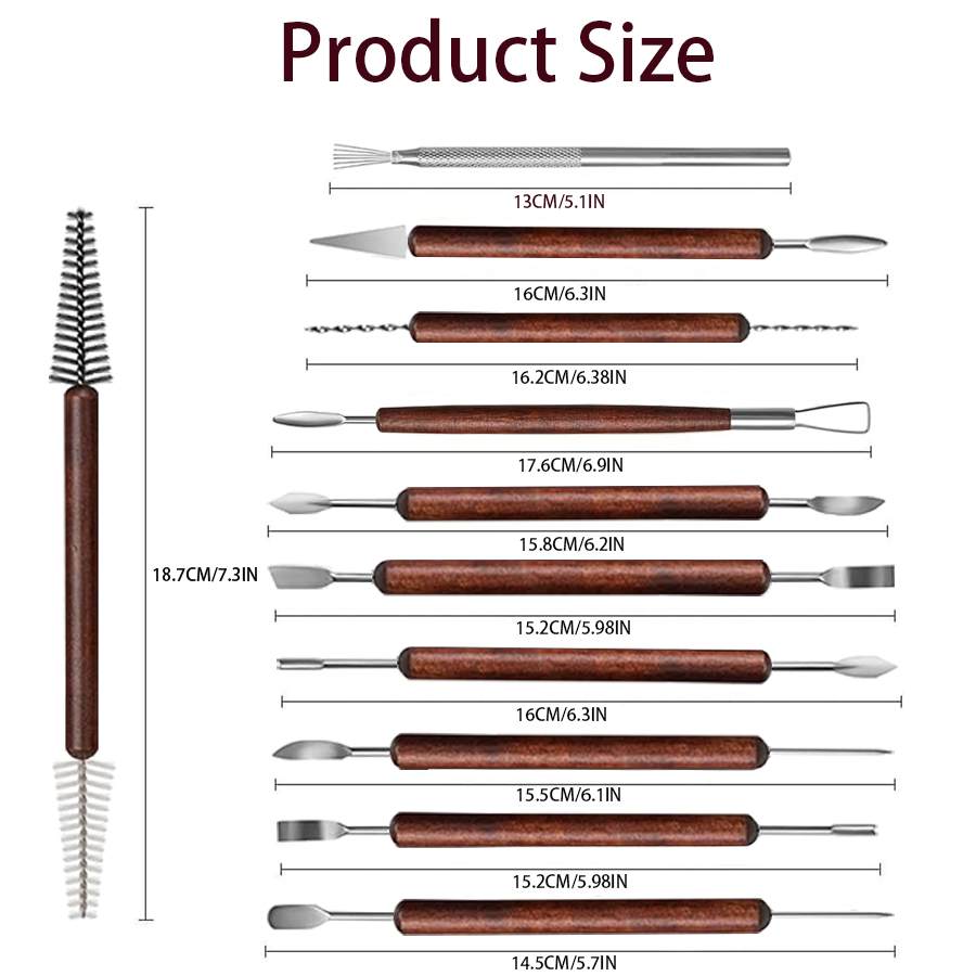 25/40 pces cerâmica & argila e - Model Kit Tools avaliação e preço